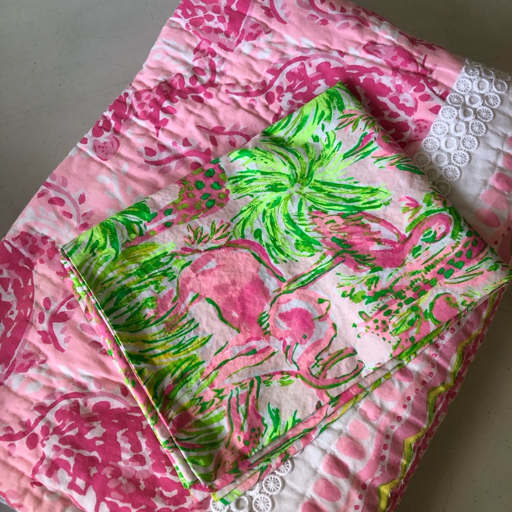 Lilly Pulitzer Crib Blanket
